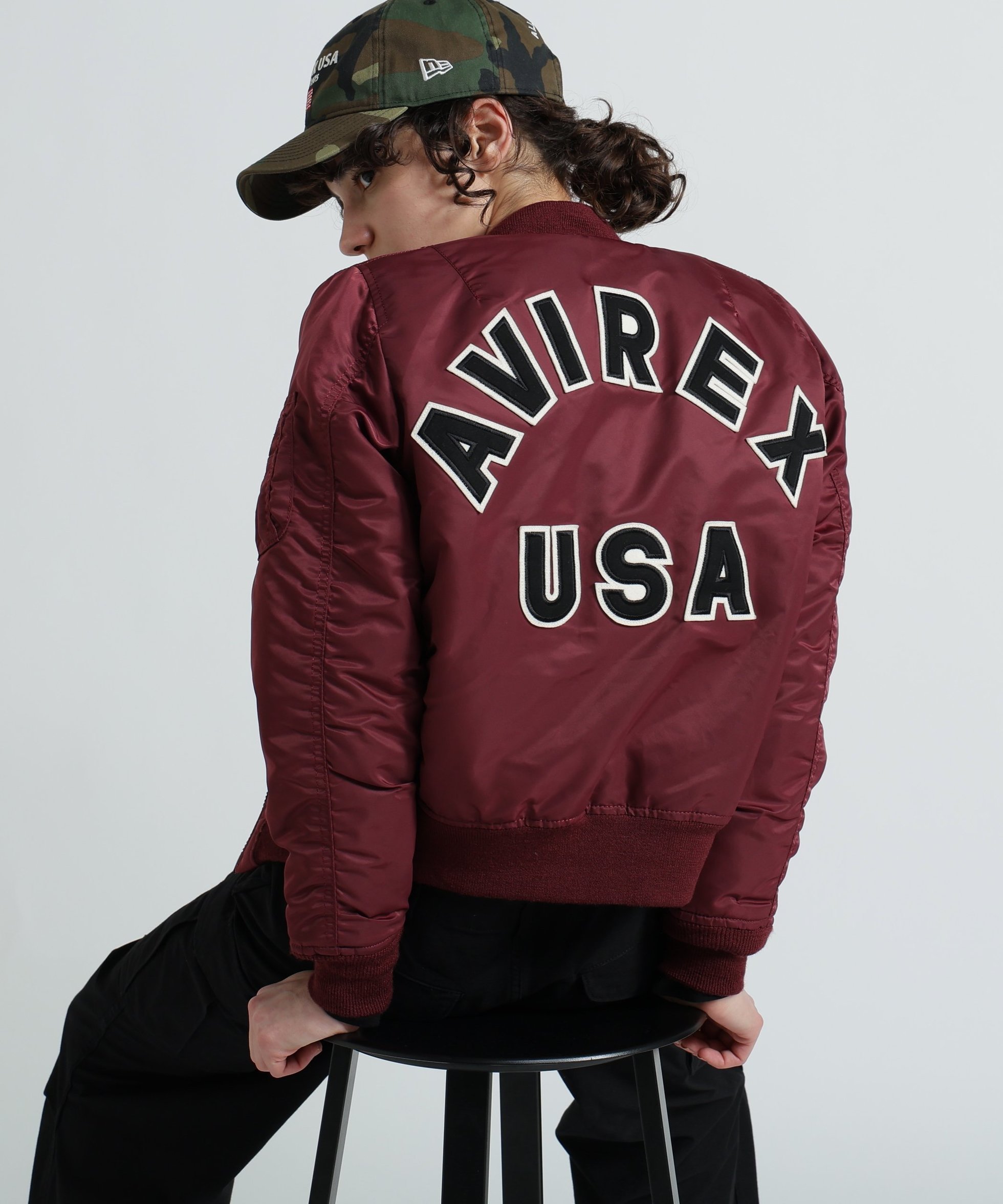 【アヴィレックス/AVIREX】の《WOMAN》MA-1 COMMERCIAL LOGO インテリア・キッズ・メンズ・レディースファッション・服の通販 founy(ファニー) 　ファッション　Fashion　レディースファッション　Fashion for Women　アウター　Coat / Outerwear Collection　MA-1ジャケット　MA-1 Bomber Jackets / Flight Jackets　オレンジ　Orange　フラップ　Flap, Flap Pocket　ポケット　Pocket, Pocket Detail　ミリタリー　Military, Army Style　ライニング　Inner Lining, Inner Fabric, Lined　エンジ1|ID: prp329100004827747 ipo3291000000035131639