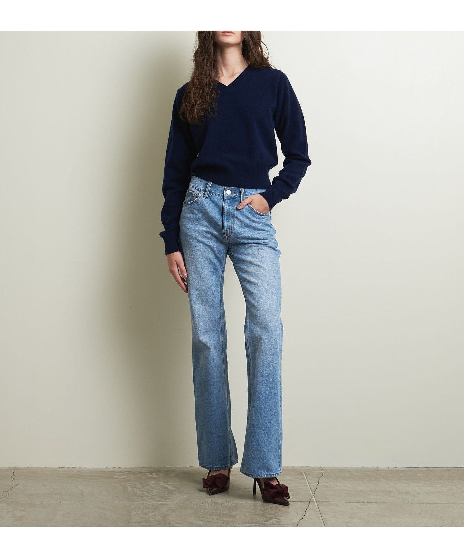 【ユナイテッドアローズ/UNITED ARROWS】のATTISESSION フレア デニムパンツ/466 インテリア・キッズ・メンズ・レディースファッション・服の通販 founy(ファニー) 　ファッション　Fashion　レディースファッション　Fashion for Women　パンツ　Pants & Trousers　デニムパンツ・ジーンズ・美脚デニム　Denim Jeans & Pants　ダメージ　Distressed, Destroyed　デニム　Denim, Jeans Material　定番　Standard, Basic Item　フレア　Flare, Flared　ポケット　Pocket, Pocket Detail　メタル　Metal, Metal Parts　ループ　Loop, Loop Knit　アウトレット　Outlet / Clearance　おすすめ　Recommended / Our Picks　LT.BLUE|ID: prp329100004827775 ipo3291000000035132036