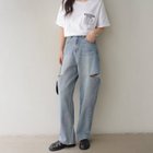 【ココモモ/COCOMOMO】のデニムパンツ サイドカットパンツ ダメージデニム ジーンズ レディース 人気、トレンドファッション・服の通販 founy(ファニー) ファッション Fashion レディースファッション Fashion for Women パンツ Pants & Trousers デニムパンツ・ジーンズ・美脚デニム Denim Jeans & Pants ヴィンテージ Vintage Style 春 Spring 洗える Machine Washable 秋 Autumn カッティング Cutting Detail ジーンズ Jeans, Denim Pants ストレート Straight, Straight Cut スリット Slit, Slit Detail ダメージ Distressed, Destroyed デニム Denim, Jeans Material ボトム Bottoms, Lower Wear 無地 Plain, Solid Color ルーズ Loose, Oversized ロング Long, Long-Length ワイド Wide, Wide Fit 冬 Winter / This Winter A/W・秋冬 Autumn/Winter S/S・春夏 SS, Spring/Summer, Warm Season 夏 Summer 旅行 Travel thumbnail ブルー|ID: prp329100004827792 ipo3291000000035132231