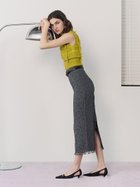 【フレイ アイディー/FRAY I.D】のラメスラブヤーンニットタイトスカート 人気、トレンドファッション・服の通販 founy(ファニー) ファッション Fashion レディースファッション Fashion for Women スカート Skirts 鹿の子 Piqué, Kanoko Fabric ジップ Zip, Zipper スマート Smart, Elegant スリット Slit, Slit Detail セットアップ Set-Up, Coordinated Outfit タイトスカート Pencil Skirt, Tight Skirt ツイード Twill, Twill Weave フリンジ Fringe, Tassel フロント Front, Front Design ラグジュアリー Luxury, Elegant おすすめ Recommended / Our Picks エレガント 上品 Elegant thumbnail BLK[009]|ID: prp329100004827799 ipo3291000000035132323