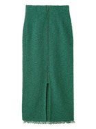 【フレイ アイディー/FRAY I.D】のラメスラブヤーンニットタイトスカート 人気、トレンドファッション・服の通販 founy(ファニー) ファッション Fashion レディースファッション Fashion for Women スカート Skirts 鹿の子 Piqué, Kanoko Fabric ジップ Zip, Zipper スマート Smart, Elegant スリット Slit, Slit Detail セットアップ Set-Up, Coordinated Outfit タイトスカート Pencil Skirt, Tight Skirt ツイード Twill, Twill Weave フリンジ Fringe, Tassel フロント Front, Front Design ラグジュアリー Luxury, Elegant おすすめ Recommended / Our Picks エレガント 上品 Elegant thumbnail GRN[024]|ID: prp329100004827799 ipo3291000000035132325