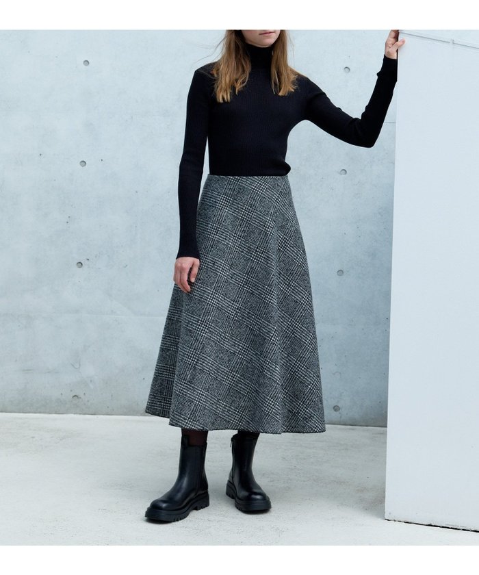 【ラエミューズ/LAEMUSE】のフレアスカート《セットアップ対応》 インテリア・キッズ・メンズ・レディースファッション・服の通販 founy(ファニー) https://founy.com/ ファッション Fashion レディースファッション Fashion for Women セットアップ Matching Sets スカート・ミニ/ミディ/マキシ Skirts / Mini, Midi & Maxi Skirts スカート Skirts Aライン・フレアスカート A-Line & Flared Skirts ジャケット Jacket, Outerwear セットアップ Set-Up, Coordinated Outfit チェック Check, Plaid, Tartan フレア Flare, Flared 無地 Plain, Solid Color |ID: prp329100004827805 ipo3291000000035132465