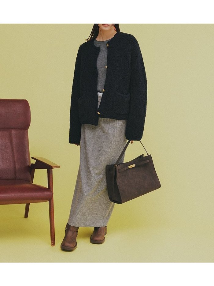 【ミラオーウェン/Mila Owen】のウエストデザインストレートロングスカート インテリア・キッズ・メンズ・レディースファッション・服の通販 founy(ファニー) https://founy.com/ ファッション Fashion レディースファッション Fashion for Women スカート Skirts ロングスカート Long Skirts / Maxi & Midi Skirts スタイリッシュ Stylish, Fashionable ストレッチ Stretch, Stretchy Fabric スマート Smart, Elegant スラックス Slacks, Dress Pants スリット Slit, Slit Detail スーツ Suit, Formalwear センター Center, Center Line チェック Check, Plaid, Tartan ポケット Pocket, Pocket Detail モノトーン Monotone, Black and White |ID: prp329100004827837 ipo3291000000035132865