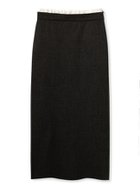 【ミラオーウェン/Mila Owen】のウエストデザインストレートロングスカート CGRY[007]|ID: prp329100004827837 ipo3291000000035132867