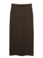 【ミラオーウェン/Mila Owen】のウエストデザインストレートロングスカート BRW[058]|ID: prp329100004827837 ipo3291000000035132869