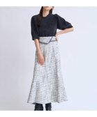 【ノエラ/Noela】のツイードバックフレアスカート オフホワイト|ID: prp329100004827857 ipo3291000000035188600