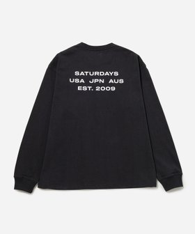 【サタデイズ ニューヨークシティ/SATURDAYS NYC】のMax Weight LS Tee 人気、トレンドファッション・服の通販 founy(ファニー) ファッション Fashion レディースファッション Fashion for Women シンプル Simple, Minimal スリーブ Sleeve, Long Sleeve / Short Sleeve フロント Front, Front Design プリント Print, Printed Pattern ロング Long, Long-Length |ID:prp329100004827863