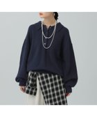 【レプシィム ローリーズファーム/LEPSIM LOWRYS FARM】の5ゲージエアリーウールポロ 人気、トレンドファッション・服の通販 founy(ファニー) ファッション Fashion レディースファッション Fashion for Women おすすめ Recommended / Our Picks エアリー Airy Texture サテン Satin, Glossy Fabric トレンド Trend, Trending Now ルーズ Loose, Oversized ワイド Wide, Wide Fit 今季 This Season, Current Season thumbnail ネイビー88|ID: prp329100004827872 ipo3291000000035133323