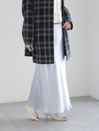 【テチチ/Te chichi】の【宮本茉由着用】ヴィンテージサテンナロースカート サックスブルー|ID: prp329100004827882 ipo3291000000035133409