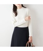 【ニューヨーカー/NEWYORKER】のレーヨンポリストレッチ 格子透かし柄ボトルネックプルオーバー 人気、トレンドファッション・服の通販 founy(ファニー) ファッション Fashion レディースファッション Fashion for Women トップス・カットソー Cut & Sew Tops カジュアルプルオーバー・ニットトップス Pullovers & Knit Tops / Casual Pullovers アイレット Eyelet Lace アンサンブル Ensemble Set 春 Spring カーディガン Cardigan, Knitwear シンプル Simple, Minimal 透かし Cut-Out, Lacework 長袖 Long Sleeve, Full Sleeve ボトルネック Bottle Neck, Mock Neck S/S・春夏 SS, Spring/Summer, Warm Season おすすめ Recommended / Our Picks 夏 Summer エレガント 上品 Elegant thumbnail ホワイト|ID: prp329100004827883 ipo3291000000035133410