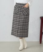 【コムサイズム/COMME CA ISM】のツィードスカート / セットアップ対応 ネイビー系|ID: prp329100004827884 ipo3291000000035133424