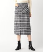 【コムサイズム/COMME CA ISM】のツィードスカート / セットアップ対応 ブラック系|ID: prp329100004827884 ipo3291000000035133425