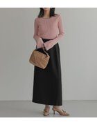 【リエディ/Re:EDIT】のツイードライクナロースカート 人気、トレンドファッション・服の通販 founy(ファニー) ファッション Fashion レディースファッション Fashion for Women スカート Skirts エレガント 上品 Elegant オケージョン Occasion Wear コンパクト Compact, Small Size シンプル Simple, Minimal スリット Slit, Slit Detail セットアップ Set-Up, Coordinated Outfit ツイード Twill, Twill Weave トレンド Trend, Trending Now バランス Balance, Style Balance フォーマル Formal, Dressy ベスト Vest, Waistcoat リブニット Rib Knit, Ribbed Knit おすすめ Recommended / Our Picks thumbnail ブラック|ID: prp329100004827893 ipo3291000000035133477