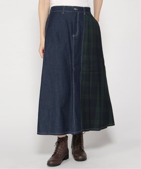 【クラウドナイン/cloudnine】のcloudnine/スカート 人気、トレンドファッション・服の通販 founy(ファニー) ファッション Fashion レディースファッション Fashion for Women スカート Skirts スウェット / スエット Sweatshirt, Sweatwear チェック Check, Plaid, Tartan デニム Denim, Jeans Material プリント Print, Printed Pattern ベーシック Basic, Essential ロング Long, Long-Length |ID:prp329100004827901