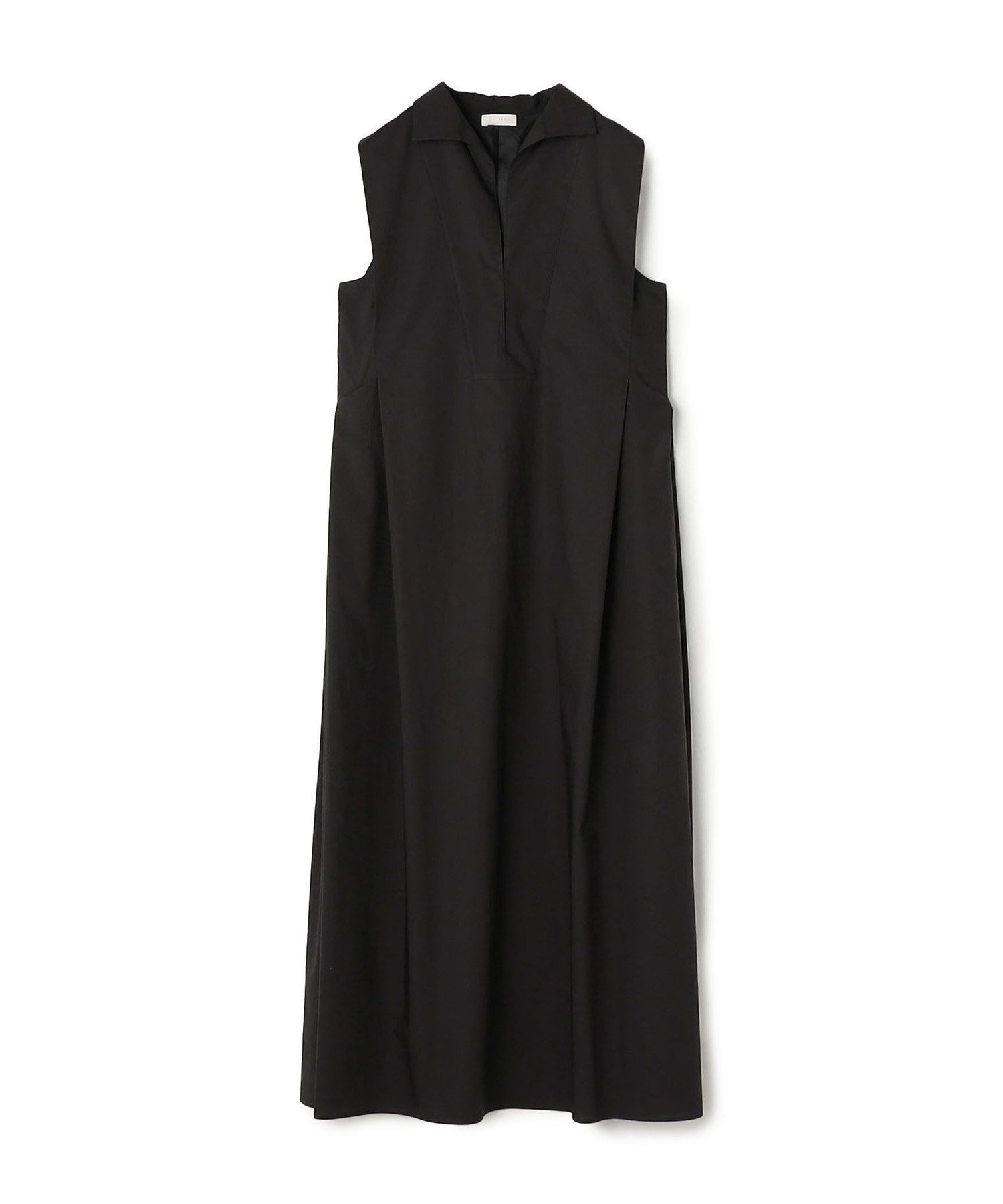 【トゥモローランド/TOMORROWLAND】のプロセスドコットン スキッパーカラーワンピース インテリア・キッズ・メンズ・レディースファッション・服の通販 founy(ファニー) 　ファッション　Fashion　レディースファッション　Fashion for Women　ワンピース　Dresses　スキッパー　Skipper, Open Collar　タイプライター　Typewriter Fabric, Crisp Cotton　バランス　Balance, Style Balance　フレア　Flare, Flared　フロント　Front, Front Design　マキシ　Maxi, Full Length　定番　Standard, Basic Item　17 ダークグレー|ID: prp329100004827906 ipo3291000000035133737