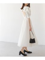 【スナイデル/SNIDEL】の【Chacott】ニット×チュールコンビワンピース 人気、トレンドファッション・服の通販 founy(ファニー) ファッション Fashion レディースファッション Fashion for Women ワンピース Dresses コラボ Collaboration, Collab ストレート Straight, Straight Cut スマート Smart, Elegant チュール Tulip, Tulip Motif バレエ Ballet, Ballet Style フェミニン Feminine, Girly ベロア Velour, Soft Velvet リボン Ribbon, Bow ワンポイント One Point, Statement Accent おすすめ Recommended / Our Picks |ID:prp329100004827942