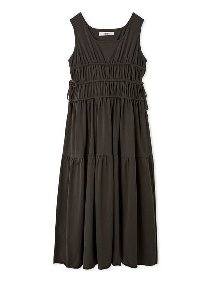 【ファーファー/FURFUR】のノースリーブティアードカットワンピース 人気、トレンドファッション・服の通販 founy(ファニー) 　ファッション　Fashion　レディースファッション　Fashion for Women　ワンピース　Dresses　カットソー　Cut and Sewn Top　カーディガン　Cardigan, Knitwear　スマート　Smart, Elegant　ティアード　Tiered, Tiered Style　デコルテ　Décolleté, Neckline　ノースリーブ　Sleeveless, No-Sleeve　フレア　Flare, Flared　羽織　Haori, Light Jacket　 other-1|ID: prp329100004827952 ipo3291000000035134323