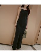 【フレイ アイディー/FRAY I.D】のボートネックキャミワンピース BLK[009]|ID: prp329100004827956 ipo3291000000035134344