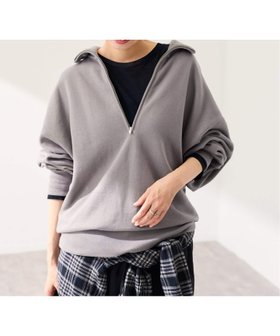 【フレームワーク/FRAMeWORK】のDEEP HALF ZIP 人気、トレンドファッション・服の通販 founy(ファニー) ファッション Fashion レディースファッション Fashion for Women リラックス Relax, Relaxed Fit |ID:prp329100004827979