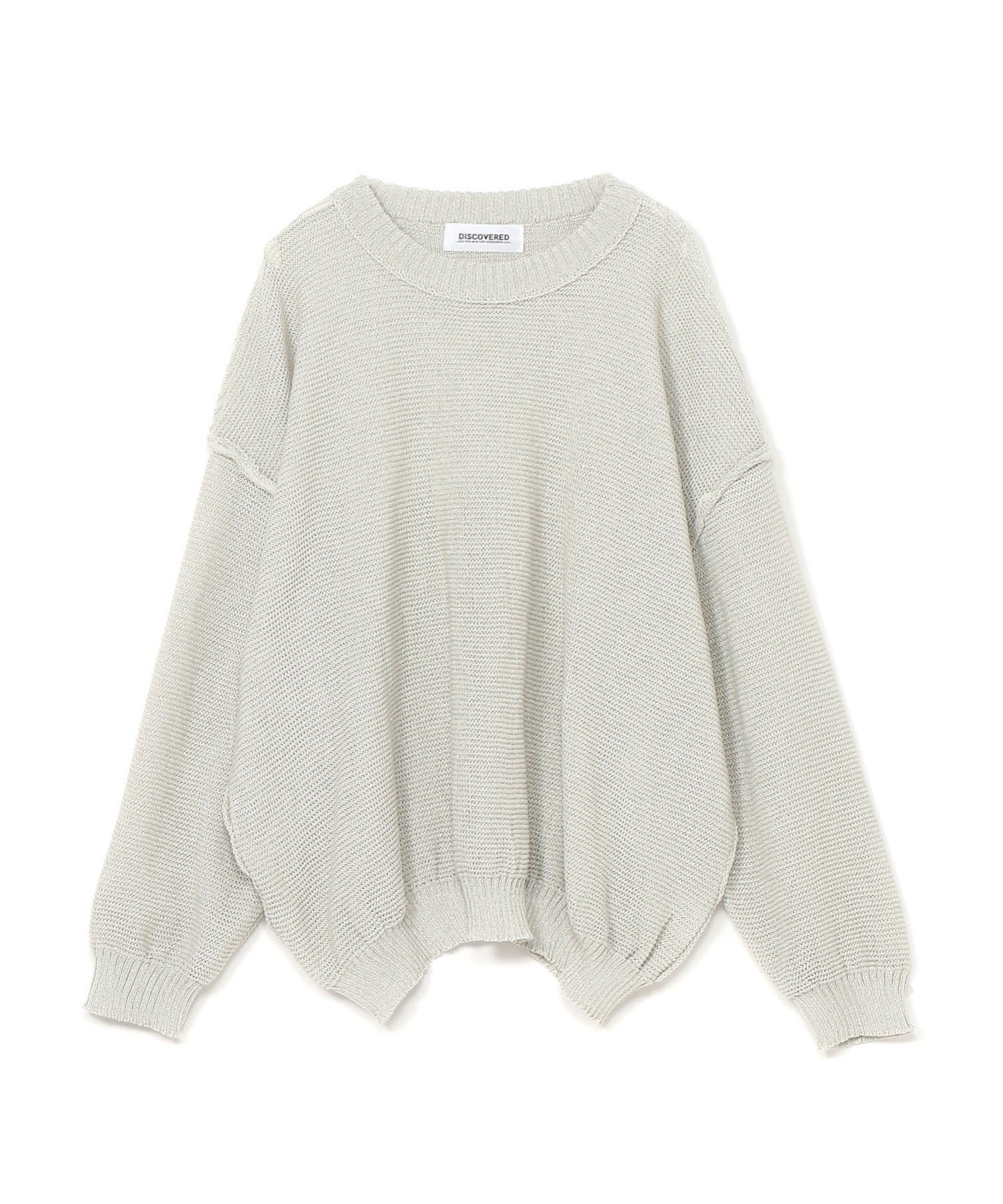 【ディスカバード/DISCOVERED】のBASIC OUTSEEM RAME CREW KNIT インテリア・キッズ・メンズ・レディースファッション・服の通販 founy(ファニー) 　ファッション　Fashion　レディースファッション　Fashion for Women　トップス・カットソー　Cut & Sew Tops　ニット　Knit Tops & Sweaters　スリーブ　Sleeve, Long Sleeve / Short Sleeve　バランス　Balance, Style Balance　ミックス　Mix, Mixed Style　WHITE|ID: prp329100004828009 ipo3291000000035135272