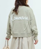 【コンバーストウキョウ/CONVERSE TOKYO】のBACK SPINDLE LOGO SWEAT 人気、トレンドファッション・服の通販 founy(ファニー) ファッション Fashion レディースファッション Fashion for Women トップス・カットソー Cut & Sew Tops レディースパーカー・カジュアルフーディー Casual Hoodies & Sweatshirts スウェット・クルーネックトップス Sweatshirts & Crewnecks / Relaxed Fit Sweat Tops おすすめ Recommended / Our Picks ショルダー Shoulder, Shoulder Strap ショート Short, Short Length デニム Denim, Jeans Material ドロップ Drop Shoulder, Dropped Style ボトム Bottoms, Lower Wear ロング Long, Long-Length thumbnail セージグリーン|ID: prp329100004828012 ipo3291000000035135292