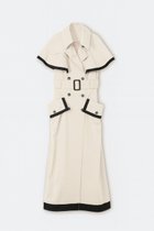 【エイミーイストワール/eimy istoire】のコントラストトリムトレンチワンピース 人気、トレンドファッション・服の通販 founy(ファニー) ファッション Fashion レディースファッション Fashion for Women ワンピース Dresses アクセサリー Fashion Accessories オケージョン Occasion Wear クラシカル Classical, Vintage-Inspired シューズ Shoes, Footwear トレンチ Trench, Trench Coat フラット Flat, Flat Shoes フラップ Flap, Flap Pocket ポケット Pocket, Pocket Detail モダン Modern, Contemporary ロング Long, Long-Length 再入荷 Restock / Back in Stock エレガント 上品 Elegant thumbnail IVORY|ID: prp329100004828016 ipo3291000000035135360