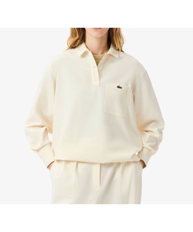 【ラコステ/LACOSTE】のオーバーサイズハーフボタン ストレッチフランネルシャツ 人気、トレンドファッション・服の通販 founy(ファニー) ファッション Fashion レディースファッション Fashion for Women トップス・カットソー Cut & Sew Tops シャツ・ブラウス・オフィスカジュアル Elegant Blouses & Button-Ups ストレッチ Stretch, Stretchy Fabric セットアップ Set-Up, Coordinated Outfit ポケット Pocket, Pocket Detail ポロシャツ Polo Shirt, Collared Tee |ID:prp329100004828020