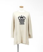【タバサ/TABASA】のクラウン ロゴニットチュニック 人気、トレンドファッション・服の通販 founy(ファニー) ファッション Fashion レディースファッション Fashion for Women トップス・カットソー Cut & Sew Tops ニット Knit Tops & Sweaters クラウン Crown, Royal Motif ストレッチ Stretch, Stretchy Fabric チュニック Tunic, Long Top thumbnail オフ|ID: prp329100004828022 ipo3291000000035135452