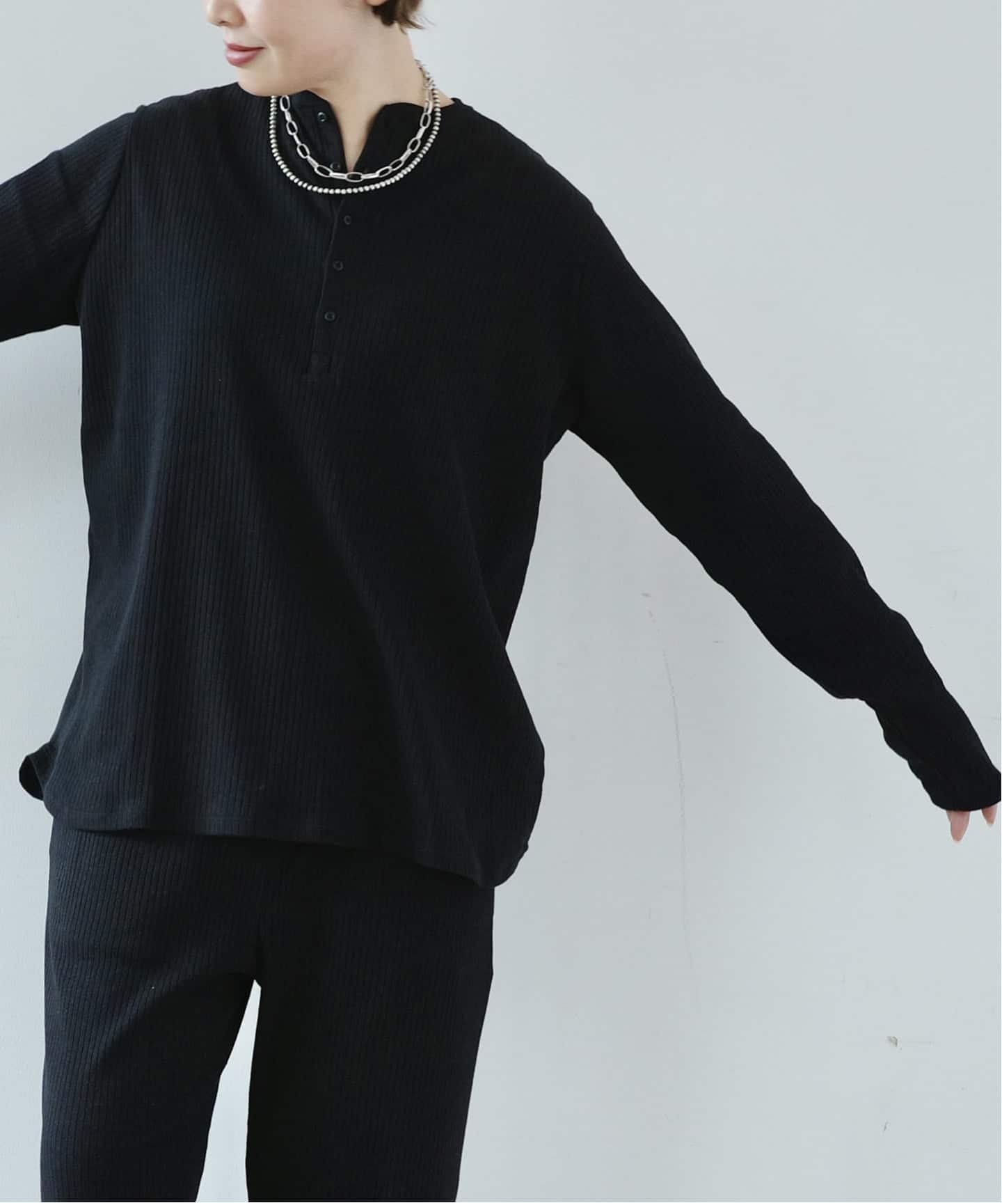 【ジャーナルスタンダード ラックス/journal standard luxe】のランダムテレコ プルオーバー 人気、トレンドファッション・服の通販 founy(ファニー) 　ファッション　Fashion　レディースファッション　Fashion for Women　トップス・カットソー　Cut & Sew Tops　カジュアルプルオーバー・ニットトップス　Pullovers & Knit Tops / Casual Pullovers　2025年　2025　2025-2026秋冬・A/W　Autumn/Winter 2025–26 AW25–26　インナー　Innerwear　スマート　Smart, Elegant　テレコ　Ribbed, Rib Stitch　ランダム　Random, Irregular　 other-1|ID: prp329100004828026 ipo3291000000035135556