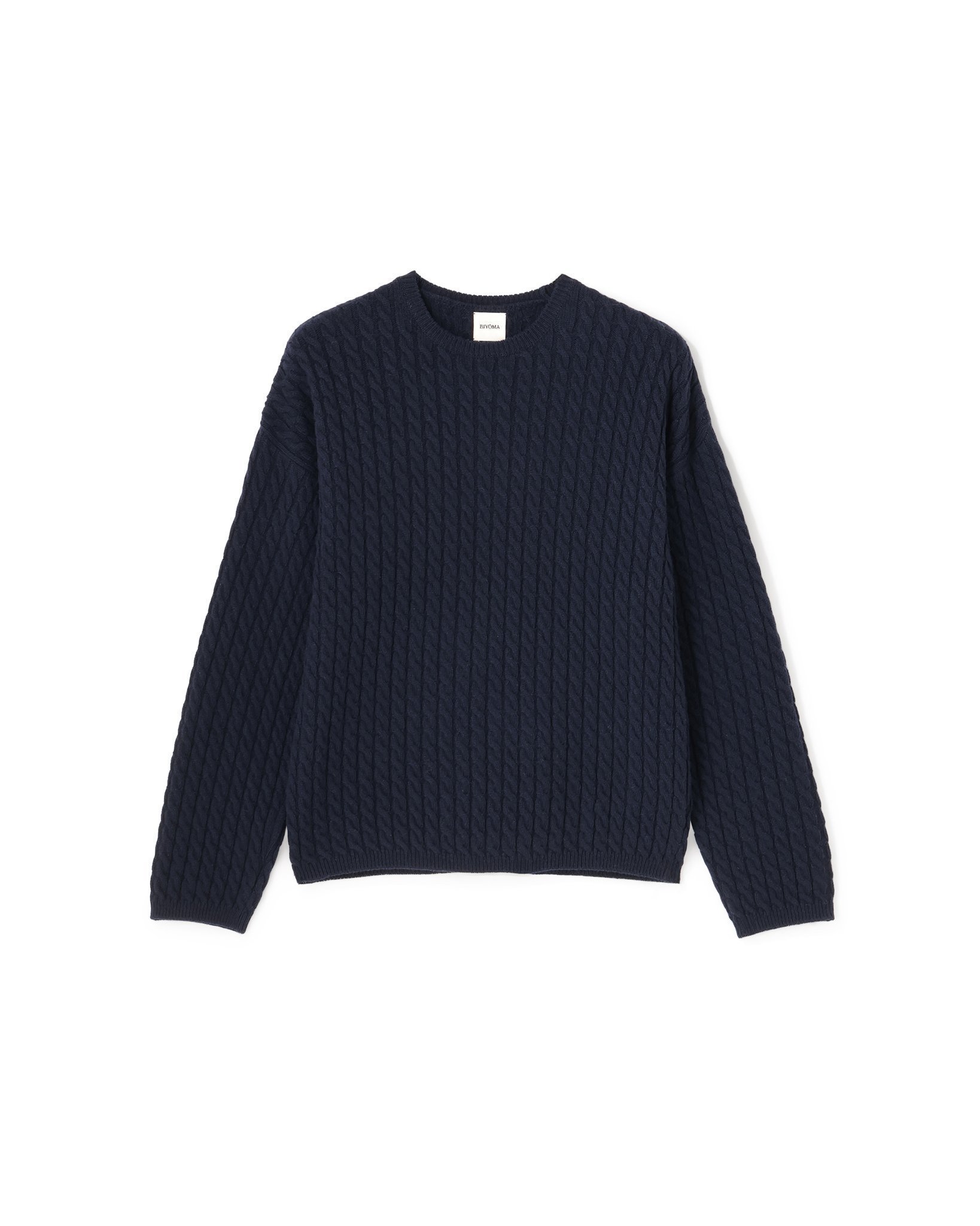 【ビヨーマ/BIYOMA】のWOOL NYLON CABLE KNIT PULLOVER インテリア・キッズ・メンズ・レディースファッション・服の通販 founy(ファニー) 　ファッション　Fashion　レディースファッション　Fashion for Women　トップス・カットソー　Cut & Sew Tops　ニット　Knit Tops & Sweaters　カジュアルプルオーバー・ニットトップス　Pullovers & Knit Tops / Casual Pullovers　おすすめ　Recommended / Our Picks　シンプル　Simple, Minimal　セットアップ　Set-Up, Coordinated Outfit　タートル　Turtleneck, Turtle Collar　バランス　Balance, Style Balance　モダン　Modern, Contemporary　ネイビー|ID: prp329100004828028 ipo3291000000035135594