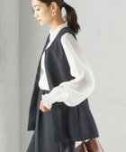 【シップス フォー ウィメン/SHIPS】の洗濯機可能 / セレモニー対応可 ポリエステル レーヨン ダンボール ジレ 人気、トレンドファッション・服の通販 founy(ファニー) ファッション Fashion レディースファッション Fashion for Women アウター Coat / Outerwear Collection トップス・カットソー Cut & Sew Tops ベスト&ジレ / 重ね着スタイル Vests & Gilets オケージョン Occasion Wear カットソー Cut and Sewn Top コンパクト Compact, Small Size 軽量 Lightweight, Ultra Light シェイプ Shape, Slim Fit ストレッチ Stretch, Stretchy Fabric セットアップ Set-Up, Coordinated Outfit デニム Denim, Jeans Material フォルム Silhouette, Form フロント Front, Front Design ボトム Bottoms, Lower Wear ポケット Pocket, Pocket Detail メタル Metal, Metal Parts モダン Modern, Contemporary おすすめ Recommended / Our Picks セレモニー Ceremony 2025年 2025 2025-2026秋冬・A/W Autumn/Winter 2025–26 AW25–26 thumbnail ブラック|ID: prp329100004828030 ipo3291000000035135605