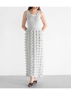 【ヴァン/Vin】の3Dニットワンピース 人気、トレンドファッション・服の通販 founy(ファニー) ファッション Fashion レディースファッション Fashion for Women ワンピース Dresses ニットワンピース Knit Dresses スリット Slit, Slit Detail thumbnail ライトグレー|ID: prp329100004828037 ipo3291000000035135698