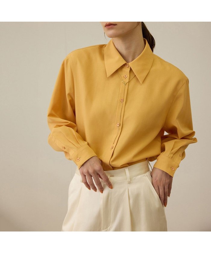 【ロペ/ROPE'】のファンクションオーバーシャツ インテリア・キッズ・メンズ・レディースファッション・服の通販 founy(ファニー) https://founy.com/ ファッション Fashion レディースファッション Fashion for Women トップス・カットソー Cut & Sew Tops シャツ・ブラウス・オフィスカジュアル Elegant Blouses & Button-Ups おすすめ Recommended / Our Picks オレンジ Orange ポケット Pocket, Pocket Detail メタル Metal, Metal Parts |ID: prp329100004828191 ipo3291000000035137439