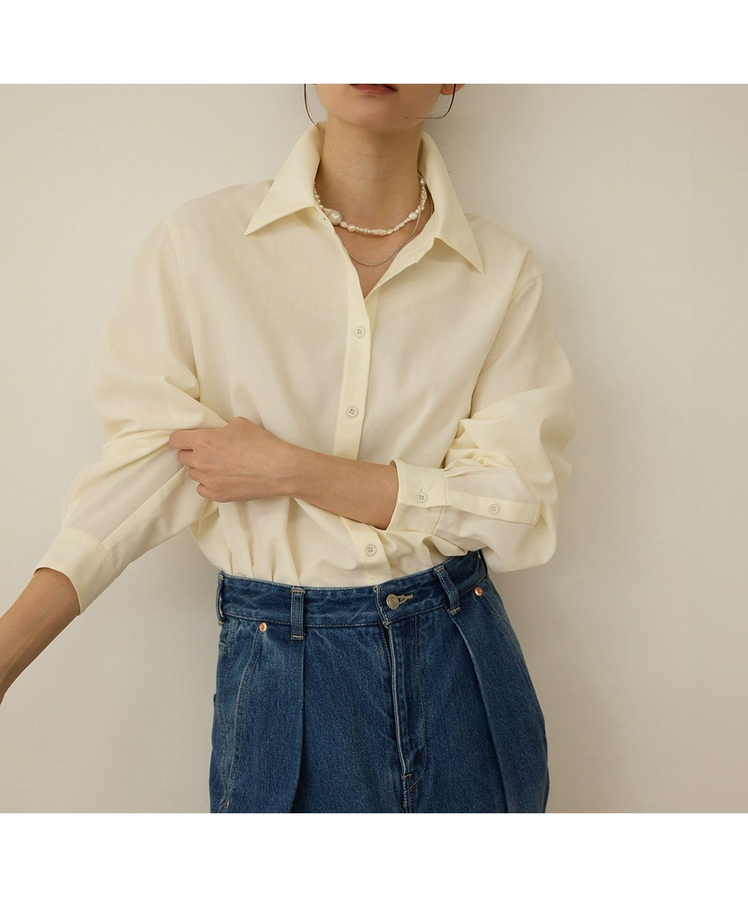 【ロペ/ROPE'】のファンクションオーバーシャツ インテリア・キッズ・メンズ・レディースファッション・服の通販 founy(ファニー) 　ファッション　Fashion　レディースファッション　Fashion for Women　トップス・カットソー　Cut & Sew Tops　シャツ・ブラウス・オフィスカジュアル　Elegant Blouses & Button-Ups　おすすめ　Recommended / Our Picks　オレンジ　Orange　ポケット　Pocket, Pocket Detail　メタル　Metal, Metal Parts　ホワイト(10)|ID: prp329100004828191 ipo3291000000035137442