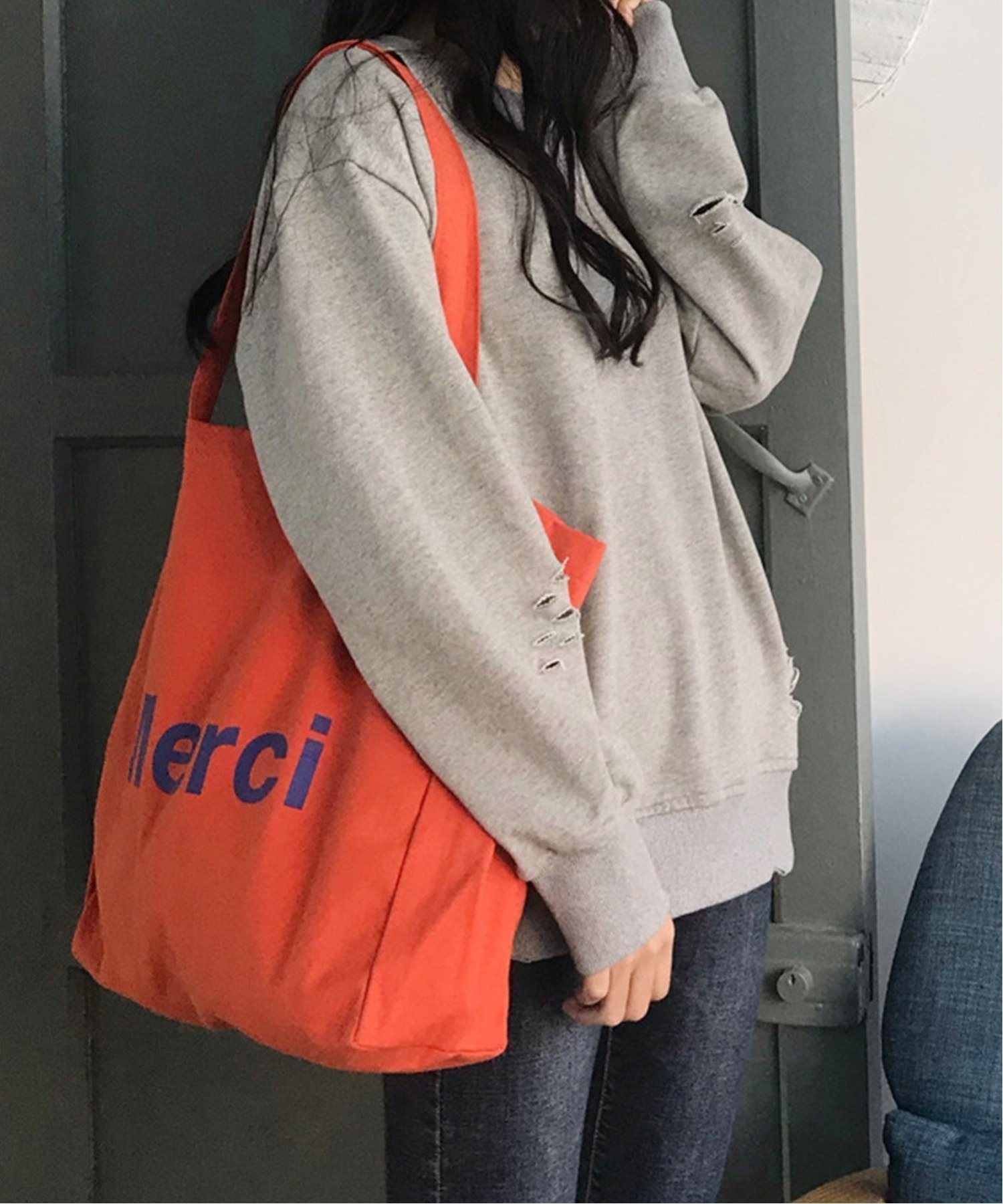 【アイモハ/aimoha】のaimoha -select-/merciトート インテリア・キッズ・メンズ・レディースファッション・服の通販 founy(ファニー) 　ファッション　Fashion　レディースファッション　Fashion for Women　バッグ　Bags　キャンバス　Canvas, Canvas Fabric　人気　Popular, Best Seller　オレンジ|ID: prp329100004828198 ipo3291000000035137564