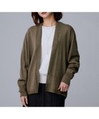 【アンタイトル/UNTITLED】の【きれいめ羽織り/オフィス】釦レスカーディガン ブラウン|ID: prp329100004828206 ipo3291000000035137633