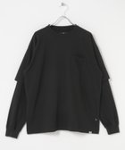 【サニーレーベル/Sonny Label / URBAN RESEARCH】のMAGIC NUMBER US COTTON W SLEEVE T-SHIRTS 人気、トレンドファッション・服の通販 founy(ファニー) ファッション Fashion レディースファッション Fashion for Women トップス・カットソー Cut & Sew Tops シャツ・ブラウス・オフィスカジュアル Elegant Blouses & Button-Ups ロングTシャツ・Tシャツ Longline T-Shirts & Tees スリーブ Sleeve, Long Sleeve / Short Sleeve 定番 Standard, Basic Item A/W・秋冬 Autumn/Winter 冬 Winter / This Winter 2025年 2025 2025-2026秋冬・A/W Autumn/Winter 2025–26 AW25–26 thumbnail ブラック|ID: prp329100004828233 ipo3291000000035137918