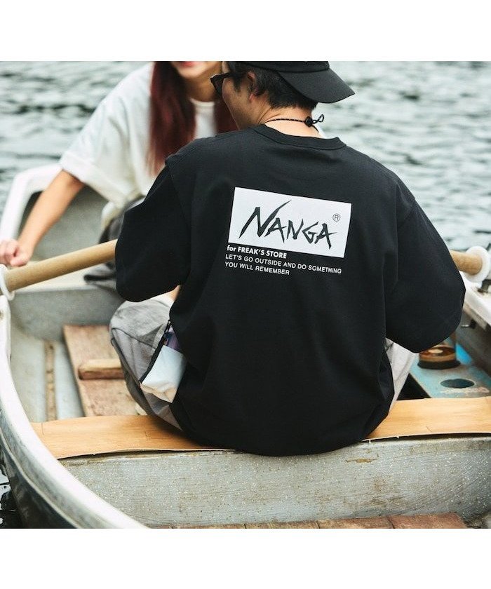 【フリークスストア/FREAK'S STORE】の別注 刺繍 ECO HYBRID LOGO TEE エコハイブリッド ルーズフィット ロゴ 刺繍Tシャツ インテリア・キッズ・メンズ・レディースファッション・服の通販 founy(ファニー) 　ファッション　Fashion　レディースファッション　Fashion for Women　トップス・カットソー　Cut & Sew Tops　シャツ・ブラウス・オフィスカジュアル　Elegant Blouses & Button-Ups　ロングTシャツ・Tシャツ　Longline T-Shirts & Tees　スペシャル　Special, Limited Edition　トレンド　Trend, Trending Now　フィット　Fit, Slim Fit　フロント　Front, Front Design　プリント　Print, Printed Pattern　ベーシック　Basic, Essential　別注　Limited Edition, Custom Order　レギュラー　Regular, Standard Fit　ブラック|ID: prp329100004828249 ipo3291000000035138018