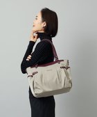 【エムケイ ミッシェルクラン/MK MICHEL KLEIN】の撥水/2WAY/A4収納可 サイドポケットパイピングバッグ 人気、トレンドファッション・服の通販 founy(ファニー) ファッション Fashion レディースファッション Fashion for Women バッグ Bags 軽量 Lightweight, Ultra Light ショルダー Shoulder, Shoulder Strap パイピング Piping, Trim Design ポケット Pocket, Pocket Detail ロング Long, Long-Length おすすめ Recommended / Our Picks ビジネス 仕事 通勤 Business / Work / Commuting thumbnail グレージュ×パープル|ID: prp329100004828278 ipo3291000000035138292