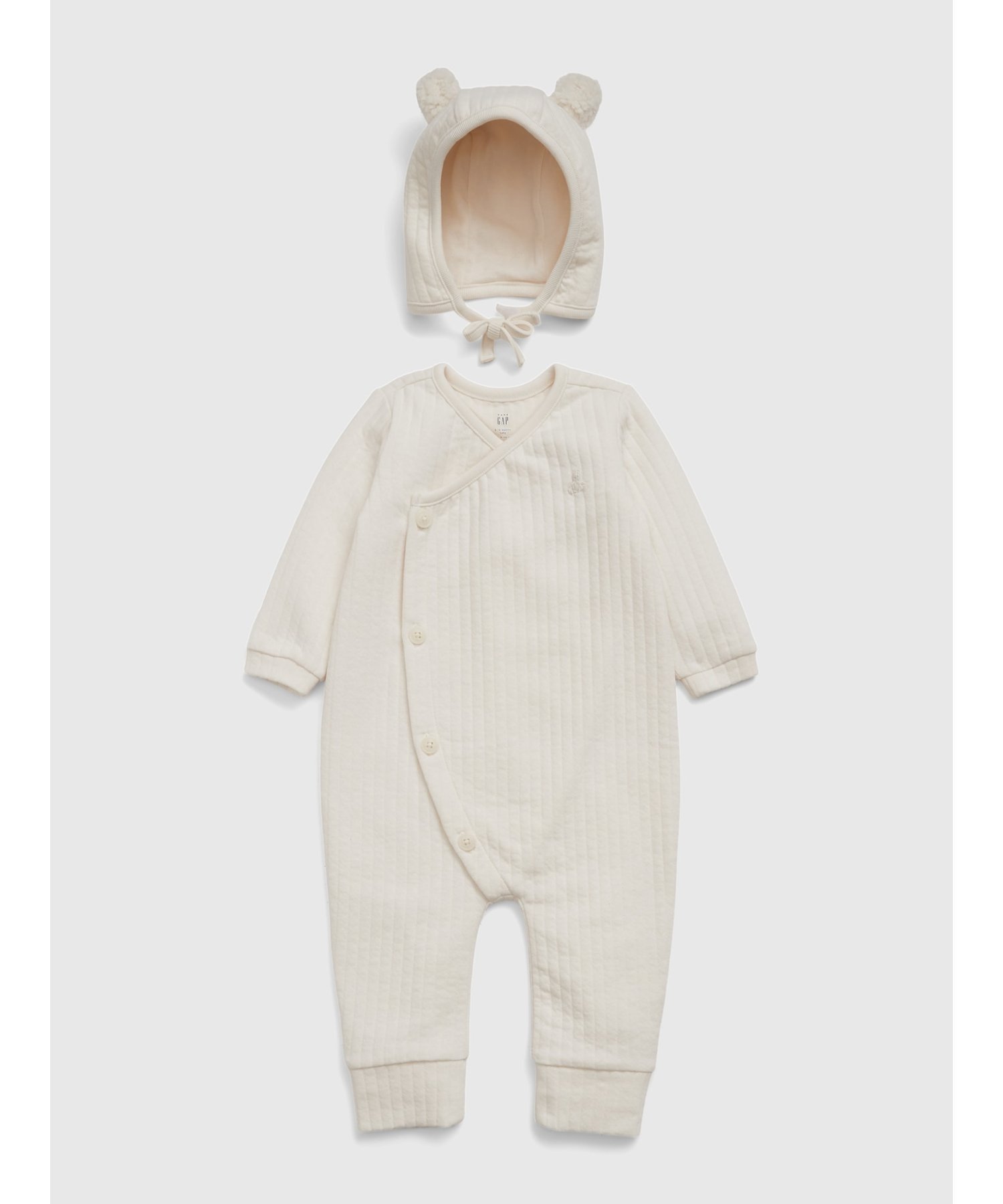 【ギャップ/GAP / KIDS】のはじめてのお気に入り クロスオーバー ボディオール セット (ベビー) インテリア・キッズ・メンズ・レディースファッション・服の通販 founy(ファニー) 　ファッション　Fashion　キッズファッション　Fashion for Kids　スーツ　Suit, Formalwear　ベビー　Baby, Babywear　帽子　Hat, Headwear　長袖　Long Sleeve, Full Sleeve　IVORY_FROST|ID: prp329100004828290 ipo3291000000035138422