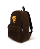 【ア ベイシング エイプ/A BATHING APE / KIDS】のBABY MILO MEDIUM BACKPACK #4 人気、トレンドファッション・服の通販 founy(ファニー) ファッション Fashion キッズファッション Fashion for Kids ポケット Pocket, Pocket Detail モチーフ Motif, Design Theme thumbnail BROWN|ID: prp329100004828294 ipo3291000000035138493