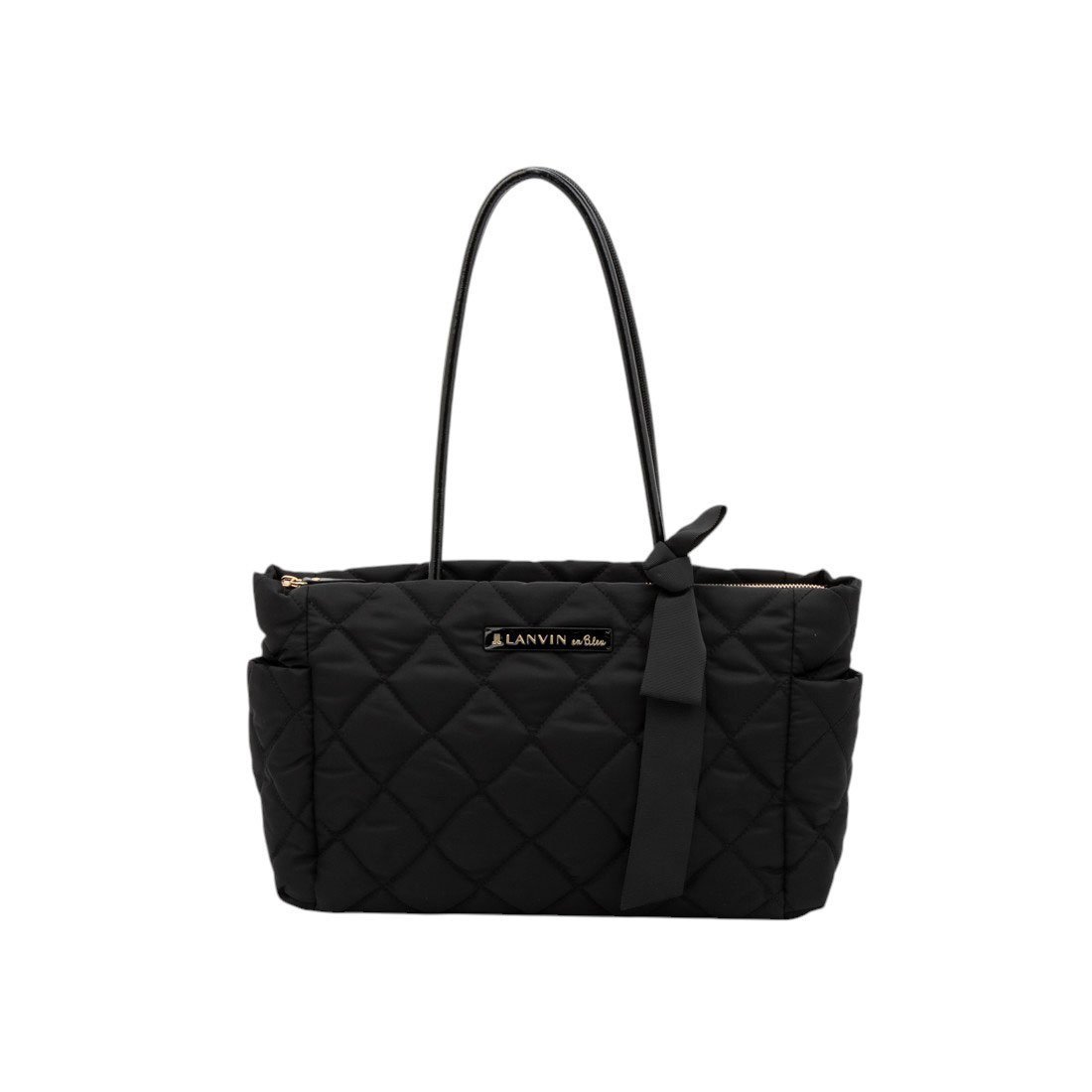 【クイーポ/KUIPO】のランバン オン ブルー LANVIN en Bleu オルセー トートバッグ インテリア・キッズ・メンズ・レディースファッション・服の通販 founy(ファニー) 　ファッション　Fashion　レディースファッション　Fashion for Women　バッグ　Bags　キルティング　Quilted, Quilting　シンプル　Simple, Minimal　リュック　Backpack, Rucksack　エレガント 上品　Elegant　人気　Popular, Best Seller　定番　Standard, Basic Item　財布　Wallet, Purse　軽量　Lightweight, Ultra Light　ビジネス 仕事 通勤　Business / Work / Commuting　ブラック|ID: prp329100004828298 ipo3291000000035138584