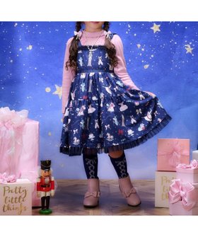 【ナルミヤ オンライン/NARUMIYA ONELINE / KIDS】のくるみ割り人形柄キャミワンピース 人気、トレンドファッション・服の通販 founy(ファニー) ファッション Fashion キッズファッション Fashion for Kids ワンピース Dresses おすすめ Recommended / Our Picks インナー Innerwear キャミワンピース Cami Dress, Slip Dress ティアード Tiered, Tiered Style ハイネック High Neck, Mock Neck バレエ Ballet, Ballet Style フリル Frill, Ruffle ポケット Pocket, Pocket Detail リボン Ribbon, Bow A/W・秋冬 Autumn/Winter |ID:prp329100004828316