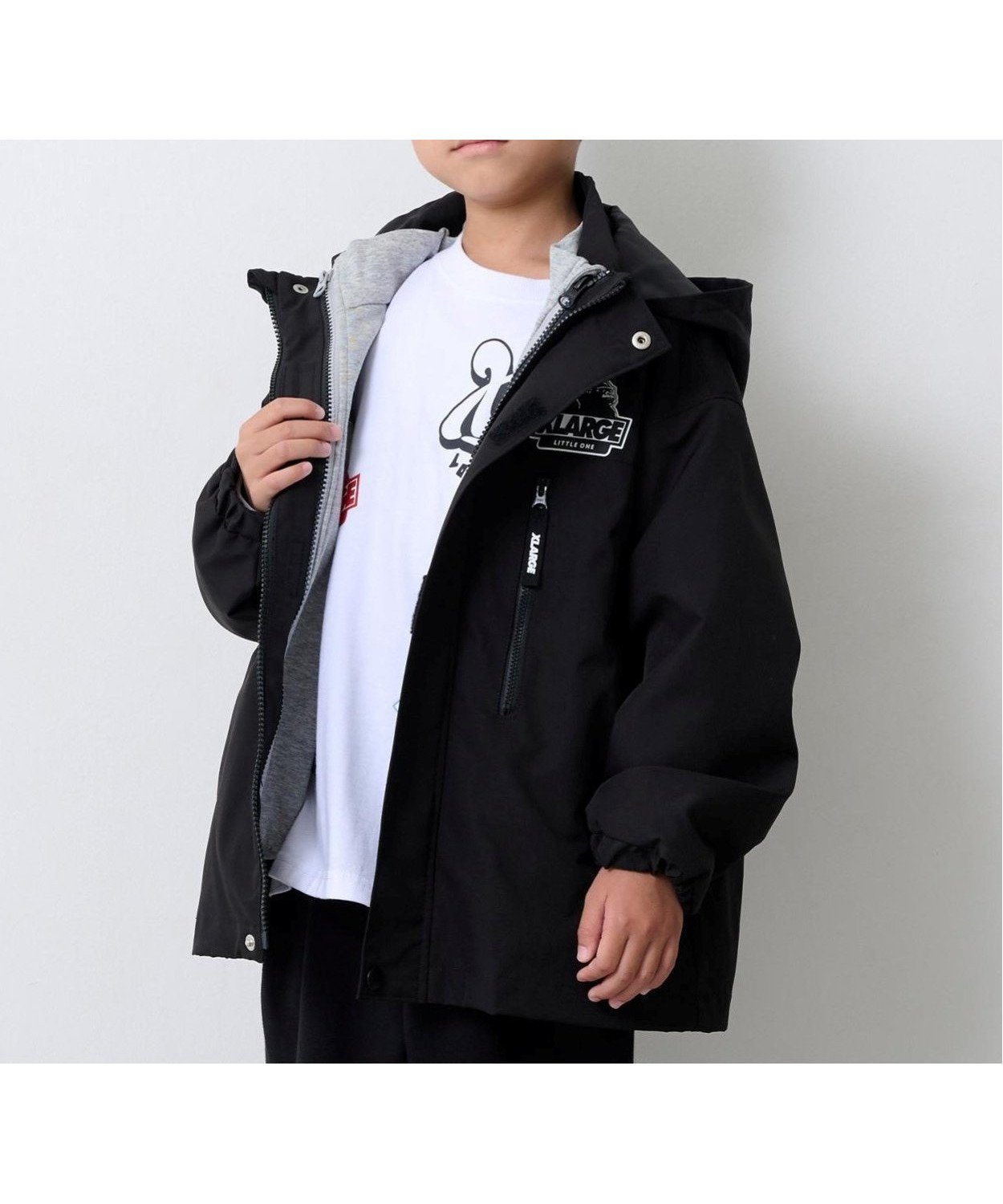 【ナルミヤ オンライン/NARUMIYA ONELINE / KIDS】の【3WAY】OGフードブルゾン 人気、トレンドファッション・服の通販 founy(ファニー) 　ファッション　Fashion　キッズファッション　Fashion for Kids　フェルト　Felt, Felt Fabric　ブルゾン　Blouson, Bomber Jacket　ポケット　Pocket, Pocket Detail　ライナー　Liner, Inner Layer　 other-1|ID: prp329100004828319 ipo3291000000035138783