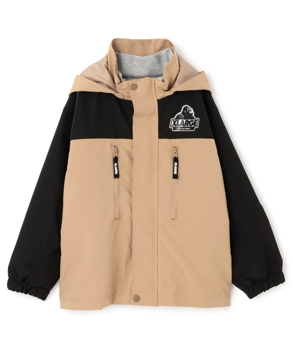 【ナルミヤ オンライン/NARUMIYA ONELINE / KIDS】の【3WAY】OGフードブルゾン インテリア・キッズ・メンズ・レディースファッション・服の通販 founy(ファニー) 　ファッション　Fashion　キッズファッション　Fashion for Kids　フェルト　Felt, Felt Fabric　ブルゾン　Blouson, Bomber Jacket　ポケット　Pocket, Pocket Detail　ライナー　Liner, Inner Layer　ベージュ|ID: prp329100004828319 ipo3291000000035138786