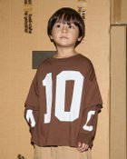 【ナルミヤ オンライン/NARUMIYA ONELINE / KIDS】の【MNCM】【どっちが前でもOK】【カイテキ天竺】プリントレイヤードビッグTシャツ 人気、トレンドファッション・服の通販 founy(ファニー) ファッション Fashion キッズファッション Fashion for Kids グラフィック Graphic, Graphic Design 吸水 Absorbent, Quick-Dry シンプル Simple, Minimal タンブラー Tumbler, Travel Mug デニム Denim, Jeans Material トレンド Trend, Trending Now 定番 Standard, Basic Item フロント Front, Front Design プリント Print, Printed Pattern モノトーン Monotone, Black and White ワンポイント One Point, Statement Accent おすすめ Recommended / Our Picks 旅行 Travel thumbnail コゲ茶|ID: prp329100004828321 ipo3291000000035138811