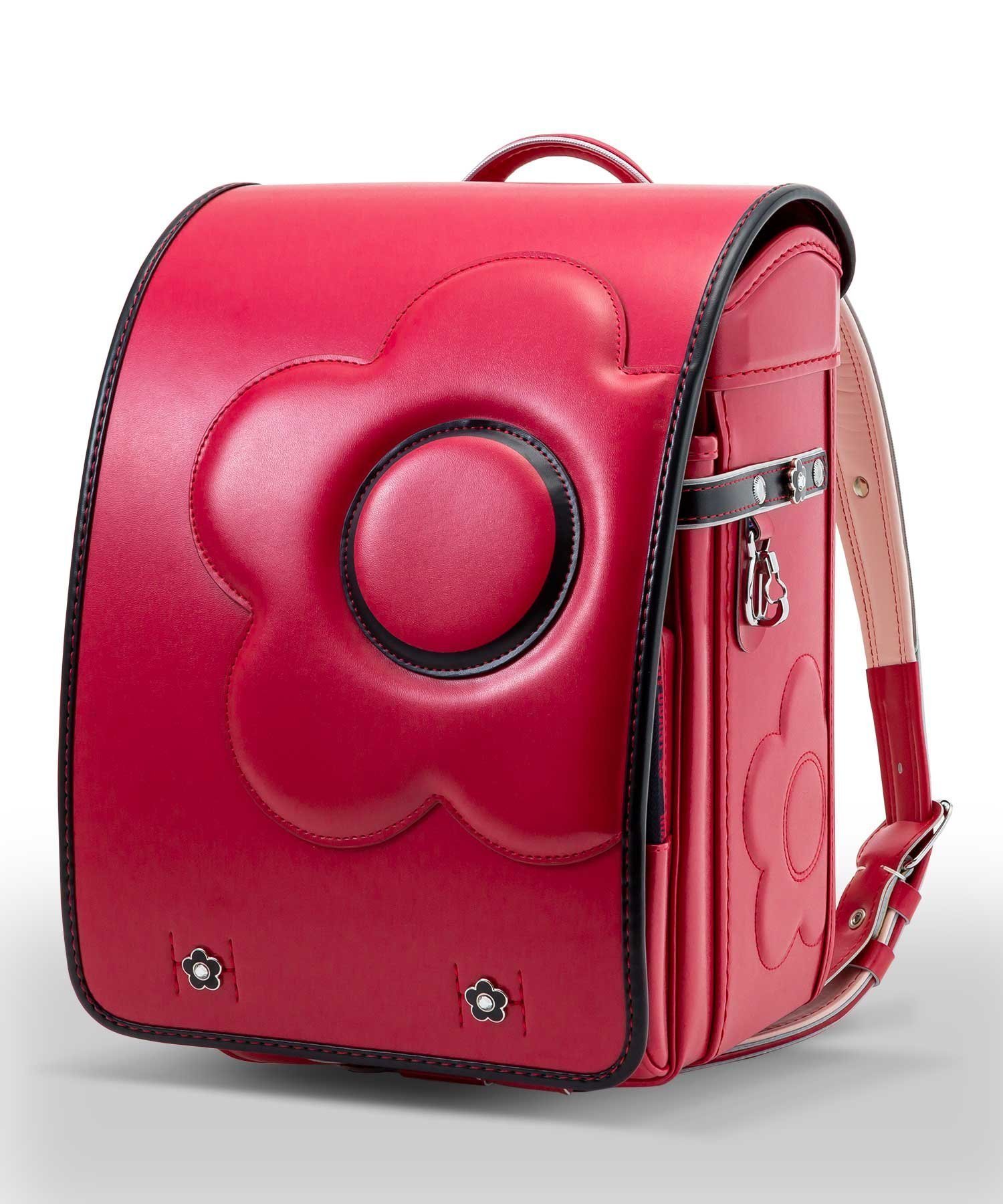 【シフォン/SHIFFON / KIDS】のMARY QUANT/MQR-20001 ビッグフラワー エンボスランドセル インテリア・キッズ・メンズ・レディースファッション・服の通販 founy(ファニー) 　ファッション　Fashion　キッズファッション　Fashion for Kids　クッション　Cushion, Throw Pillow　抗菌　Antibacterial, Bacteria-Resistant　ダメージ　Distressed, Destroyed　パイピング　Piping, Trim Design　ビッグ　Big, Oversized　フィット　Fit, Slim Fit　フラット　Flat, Flat Shoes　フラワー　Flower, Floral　プリント　Print, Printed Pattern　ポケット　Pocket, Pocket Detail　ミニスカート　Mini Skirt, Short Skirt　ラウンド　Round, Round Neck　cherry pink|ID: prp329100004828323 ipo3291000000035138844