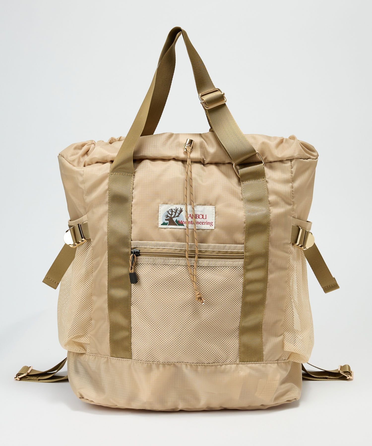 【バビロン/BABYLONE / KIDS】の【CARIBOU Mountaineering】 別注カラー有り バックパック インテリア・キッズ・メンズ・レディースファッション・服の通販 founy(ファニー) 　ファッション　Fashion　キッズファッション　Fashion for Kids　カリフォルニア　California, Cali Style　別注　Limited Edition, Custom Order　メッシュ　Mesh, Net Fabric　リュック　Backpack, Rucksack　再入荷　Restock / Back in Stock　夏　Summer　エレガント 上品　Elegant　ベージュ55|ID: prp329100004828324 ipo3291000000035138859