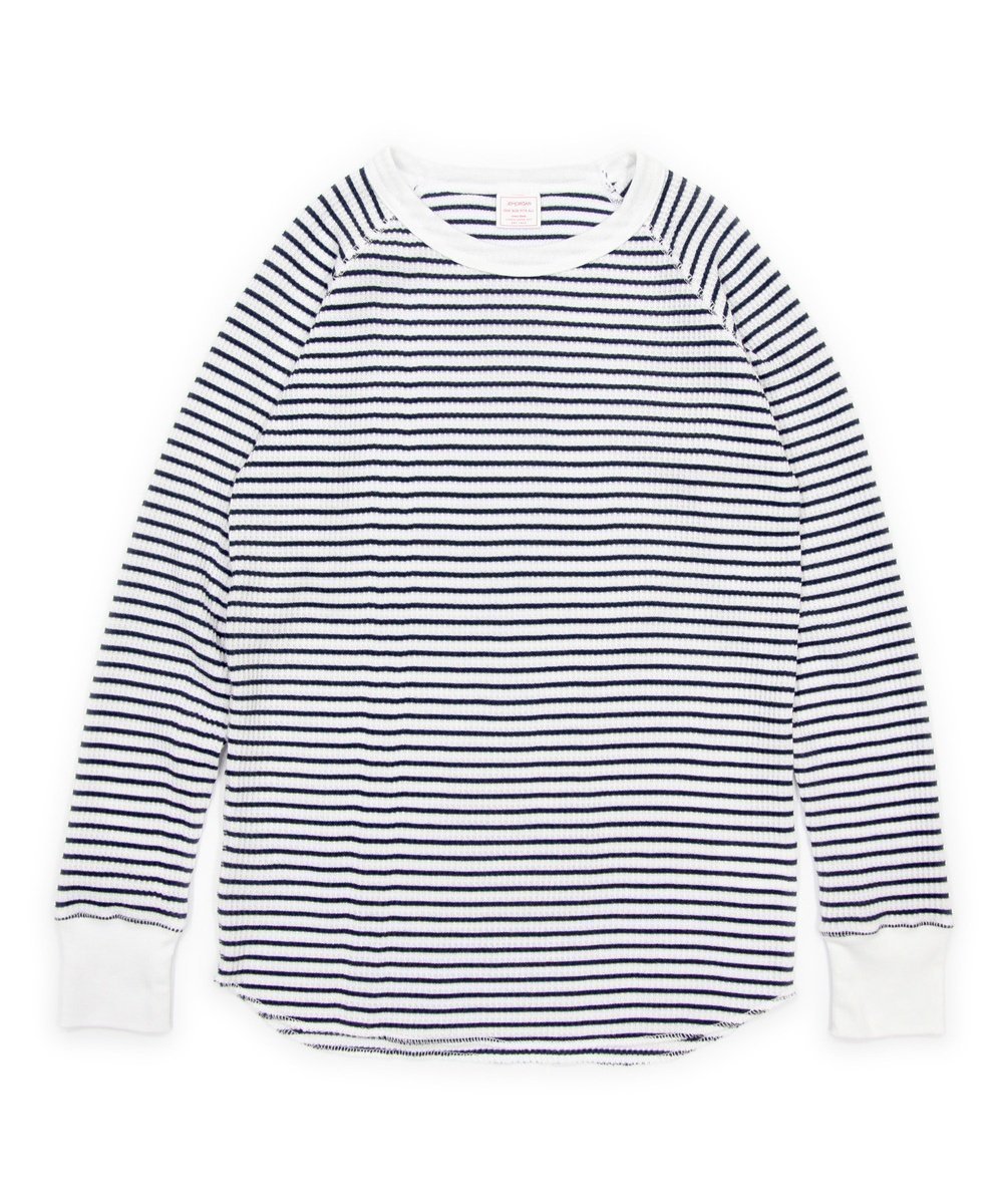 【ローラ/Rora】のJEMORGAN レディース ワッフルボーダーラグランロンT(パック入り) 人気、トレンドファッション・服の通販 founy(ファニー) 　ファッション　Fashion　レディースファッション　Fashion for Women　トップス・カットソー　Cut & Sew Tops　ロングTシャツ・Tシャツ　Longline T-Shirts & Tees　カメラ　Camera Accessories　吸水　Absorbent, Quick-Dry　サーマル　Thermal, Waffle Knit　スリーブ　Sleeve, Long Sleeve / Short Sleeve　定番　Standard, Basic Item　長袖　Long Sleeve, Full Sleeve　ボーダー　Border, Stripe　ロング　Long, Long-Length　ワッフル　Waffle, Waffle Knit　おすすめ　Recommended / Our Picks　夏　Summer　お正月　New Year　クリスマス X'mas　Christmas / X'mas　ギフト プレゼント　Gift / Present　入学式　Entrance Ceremony　卒業式　Graduation Ceremony　 other-1|ID: prp329100004828343 ipo3291000000035139047
