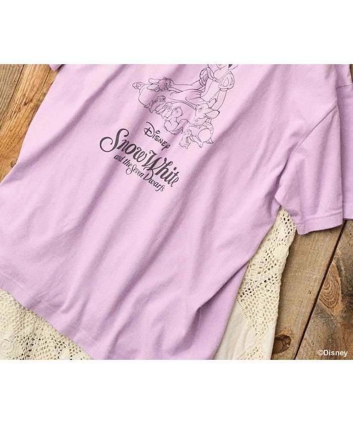 【フリークスストア/FREAK'S STORE】の【DISNEY Snow White】 ビッグフロントプリントTシャツ/ディズニー/スノーホワイト/ 白雪姫 25SS インテリア・キッズ・メンズ・レディースファッション・服の通販 founy(ファニー) 　ファッション　Fashion　レディースファッション　Fashion for Women　トップス・カットソー　Cut & Sew Tops　シャツ・ブラウス・オフィスカジュアル　Elegant Blouses & Button-Ups　ロングTシャツ・Tシャツ　Longline T-Shirts & Tees　2025年　2025　2025春夏・S/S　Spring/Summer 2025 SS25　おすすめ　Recommended / Our Picks　インナー　Innerwear　カーディガン　Cardigan, Knitwear　キャラクター　Character, Licensed Characters　ジャケット　Jacket, Outerwear　プリント　Print, Printed Pattern　夏　Summer　S/S・春夏　SS, Spring/Summer, Warm Season　ラベンダー|ID: prp329100004828347 ipo3291000000035139066